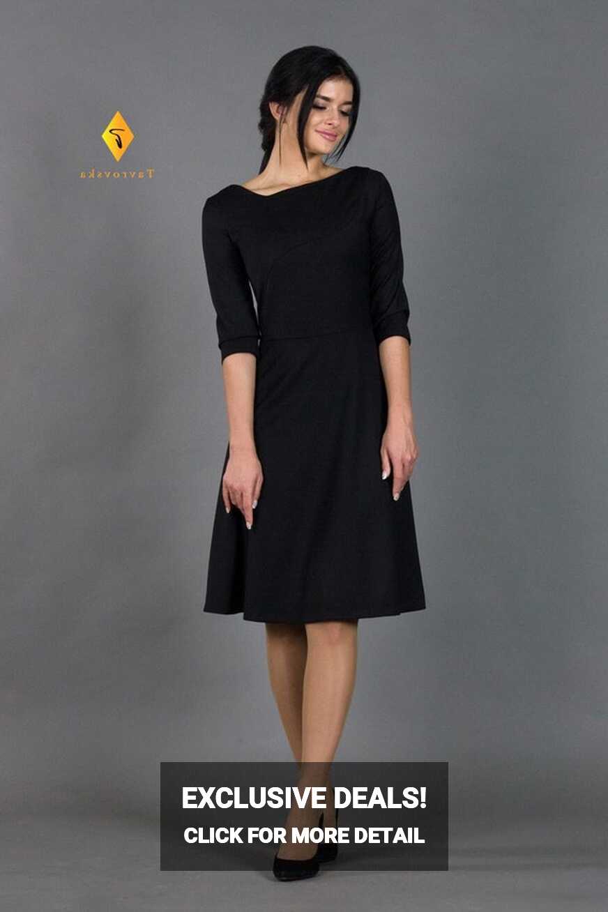 Little Black Dress, Cocktail Dress, Modest Black Dress, Womens ...