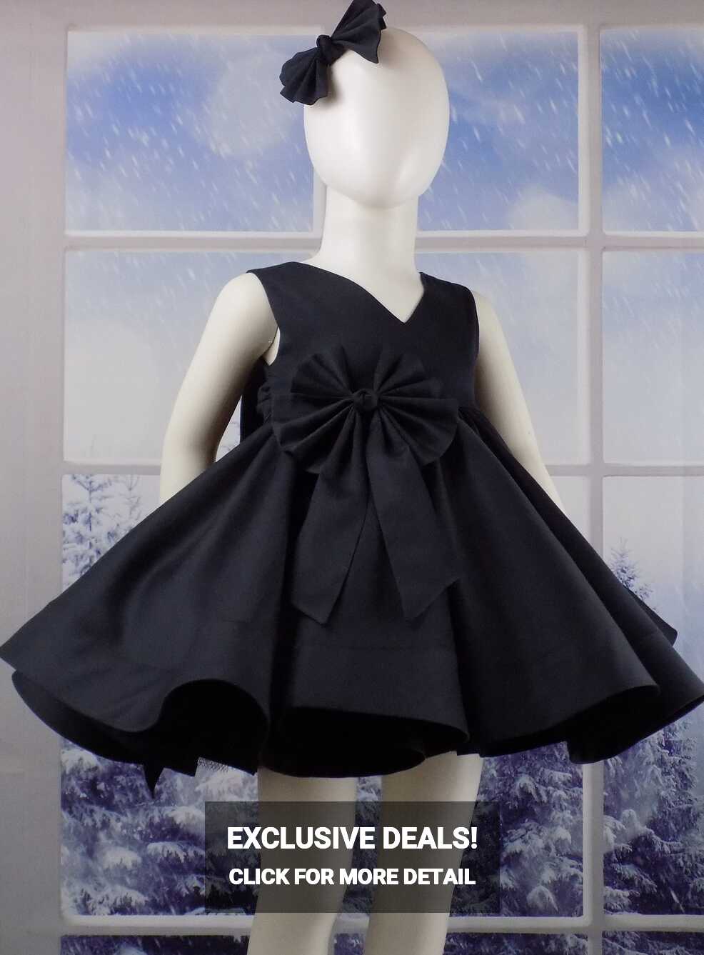 Little Girls Black Dress, Black Dress, Fancy, Formal, Special ...