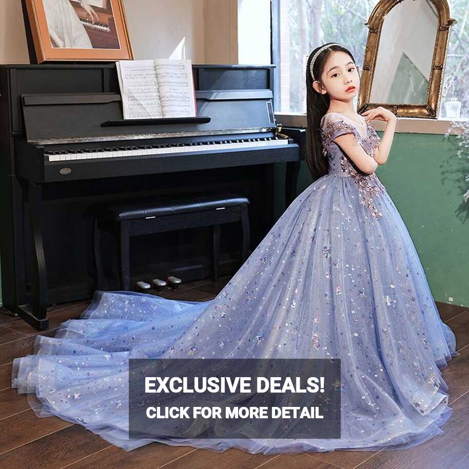 Long Formal Occasion Girl Pageant Dress