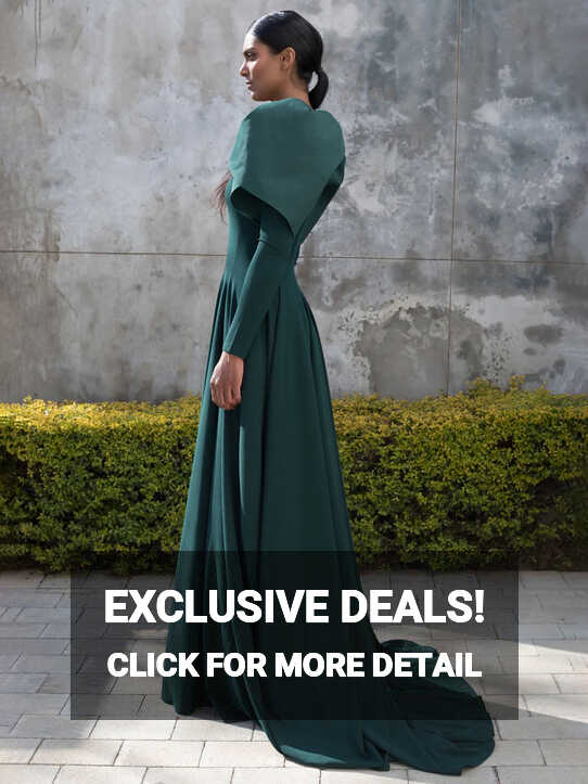 Long Green Evening Dress, Erre | Available on Equilibrio