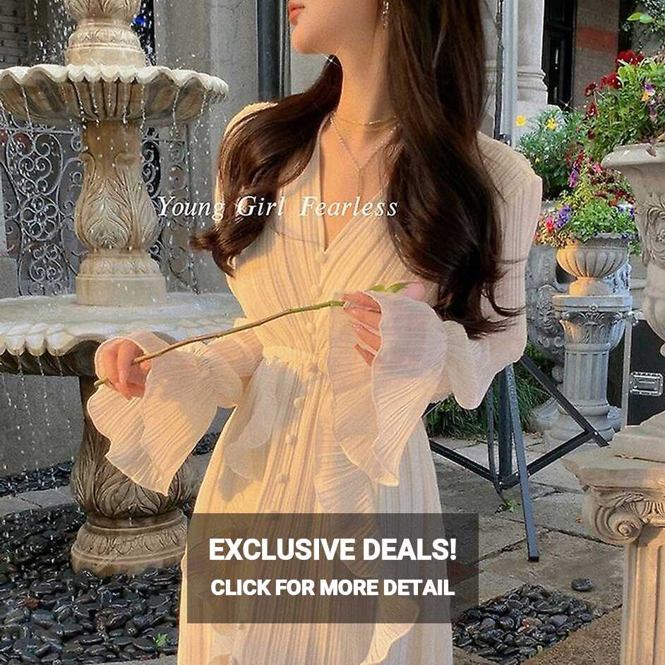 Long Party Dresses Woman For Weddings White Dress One Piece Korea ...