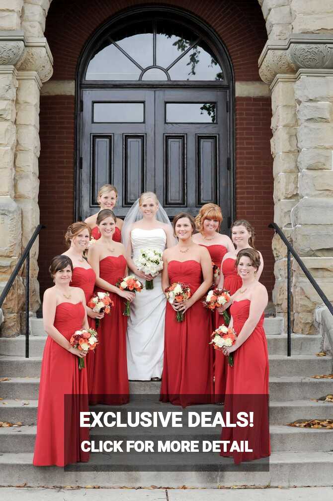 Long Red Bridesmaid Dresses