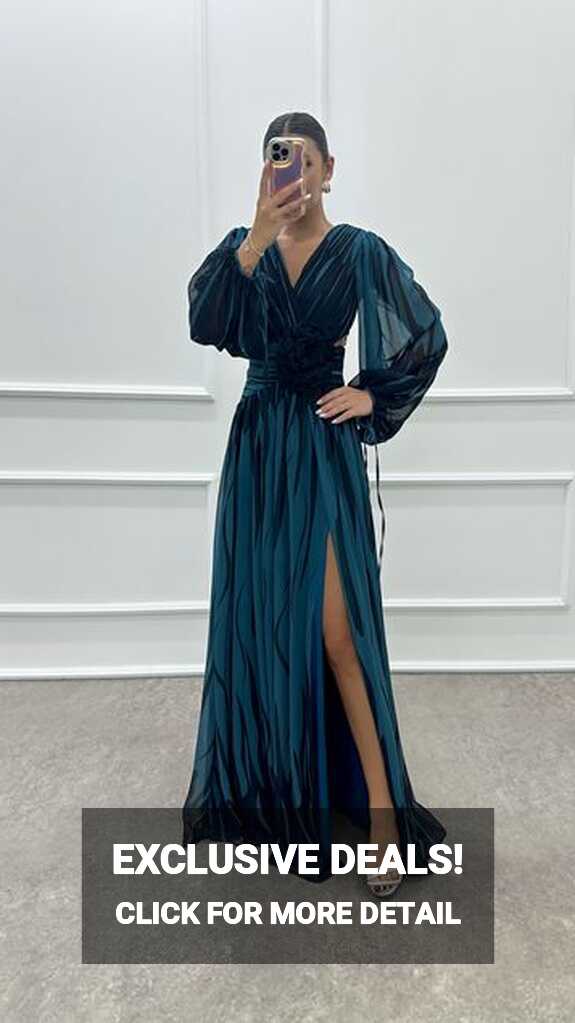 Long Sleeve Evening Dress Models And Prices | Kıyafet Sepeti