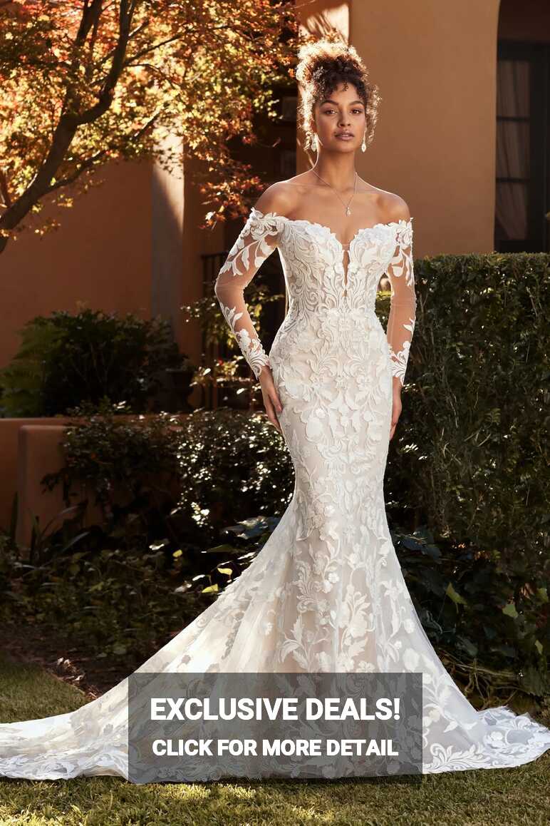 Long Sleeve Wedding Dress with Graphic Lace | Sophia Tolli