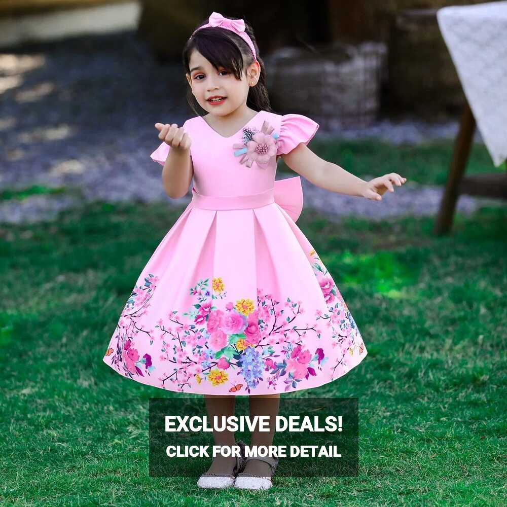 Long Sleeves Baby Clothes Girls Party Garment Ball Gown Princess ...