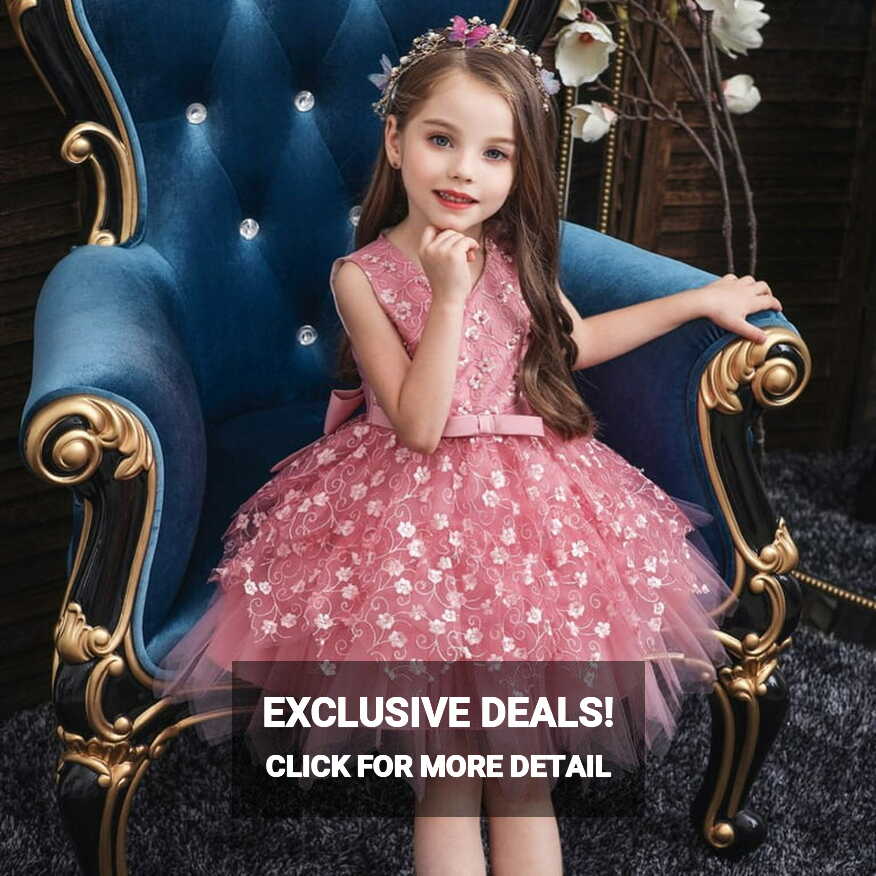 Lovebay Baby Grils Pearl Tulle Princess Dress Birthday Wedding ...