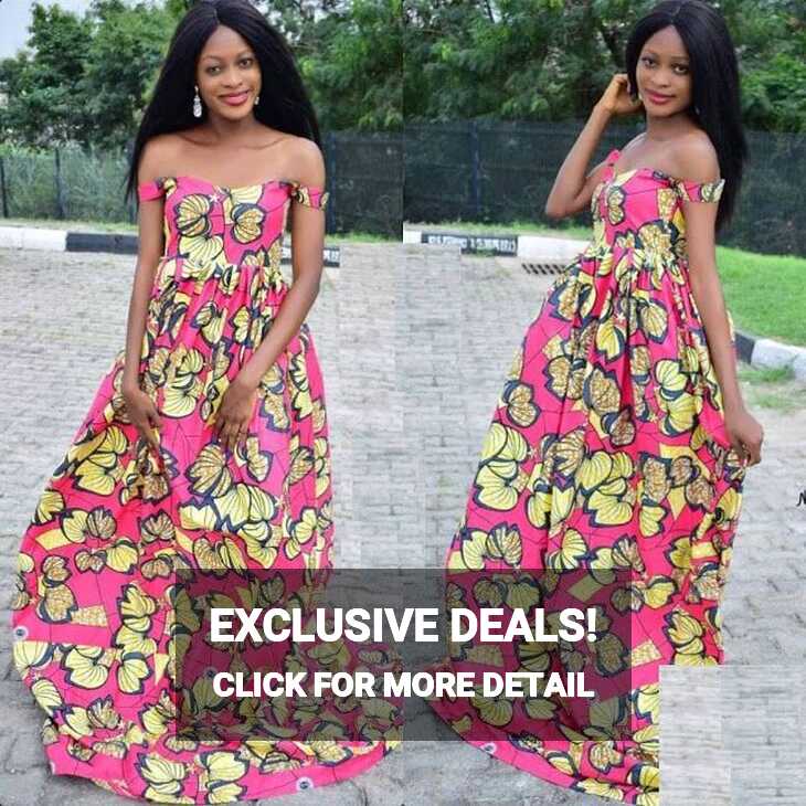 Lovely Ankara Gowns Styles for Slim Ladies | Dezango