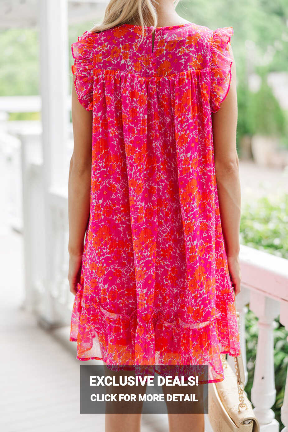 Lovely New Days Hot Pink Ditsy Floral Dress – Shop the Mint