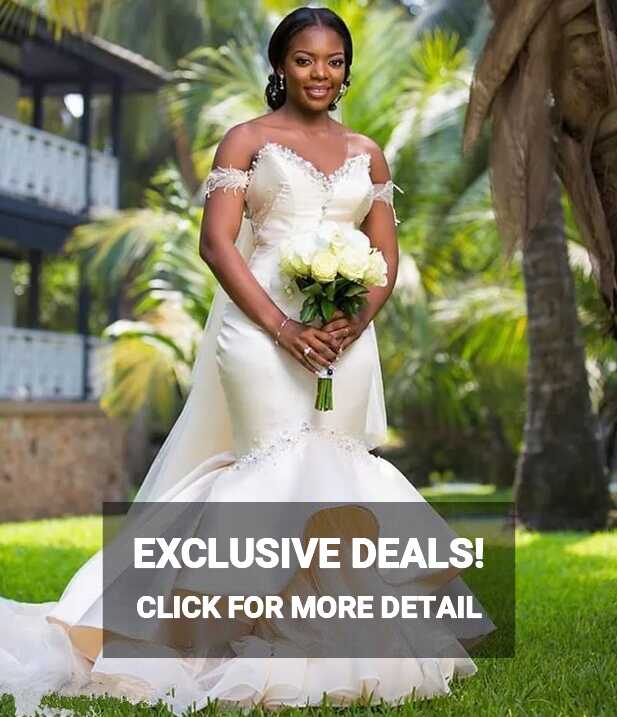 Luxury South African Sweetheart Plus Mermaid Wedding Dress With ...