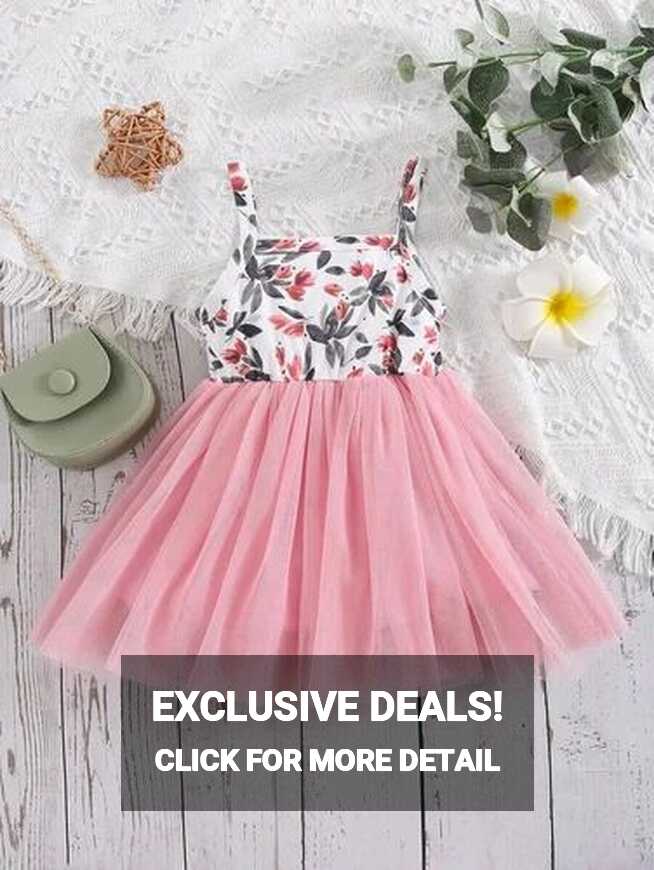 Lycra And Net Floral Printed Baby Girl Sleeveless Party Wear Frock ...