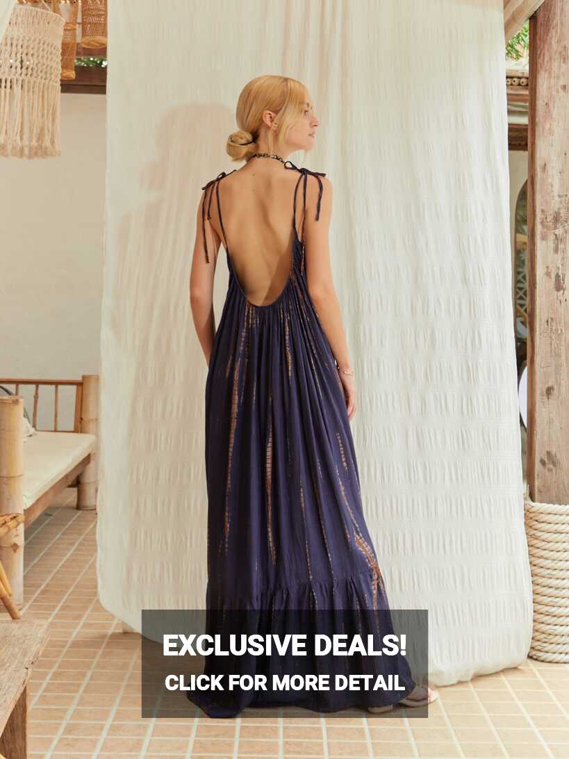 MALI BACKLESS MAXI DRESS