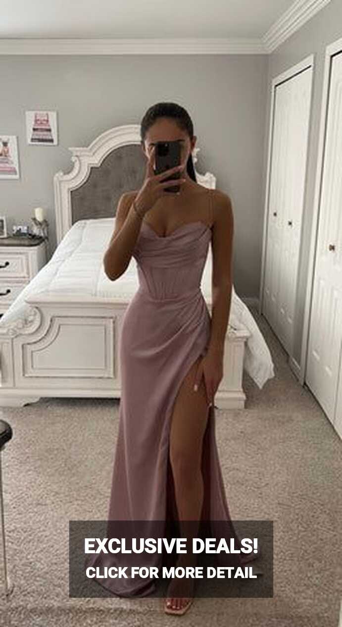 MAUVE CORSET GOWN