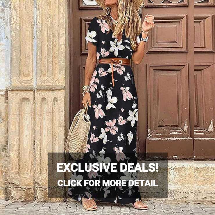 Maxi Dresses Women&#39;s Summer Long Elegant Summer Aesthetic Casual ...