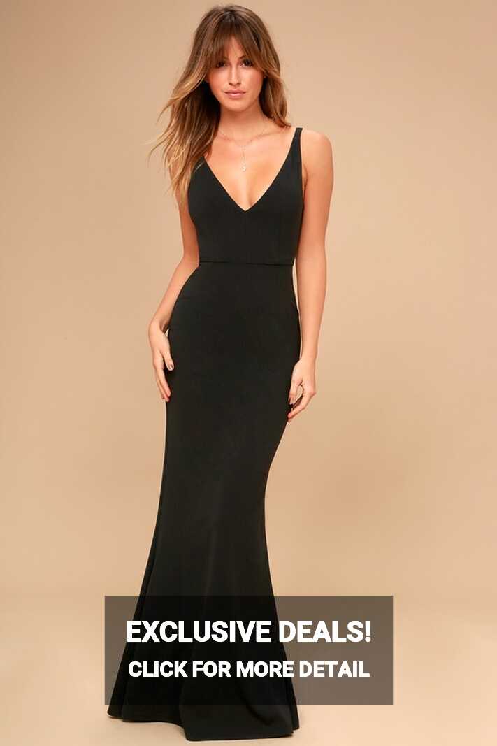 Melora Black Sleeveless Maxi Dress