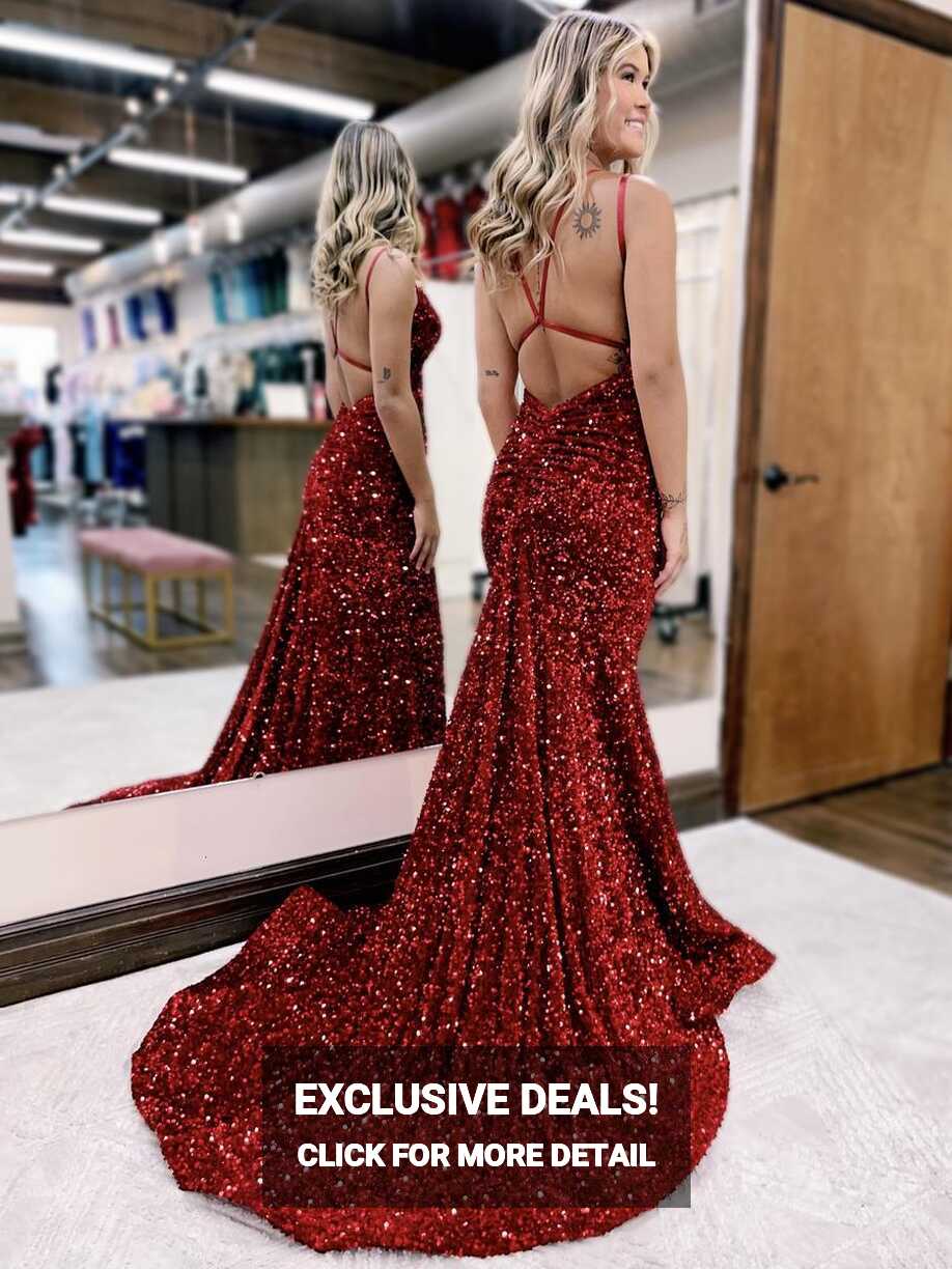 Mermaid / Trumpet Prom Dresses Sparkle &amp; Shine Dress Formal Court ...