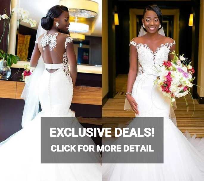 Mermaid Nigerian Backless Wedding Dresses 2019 South African Black ...