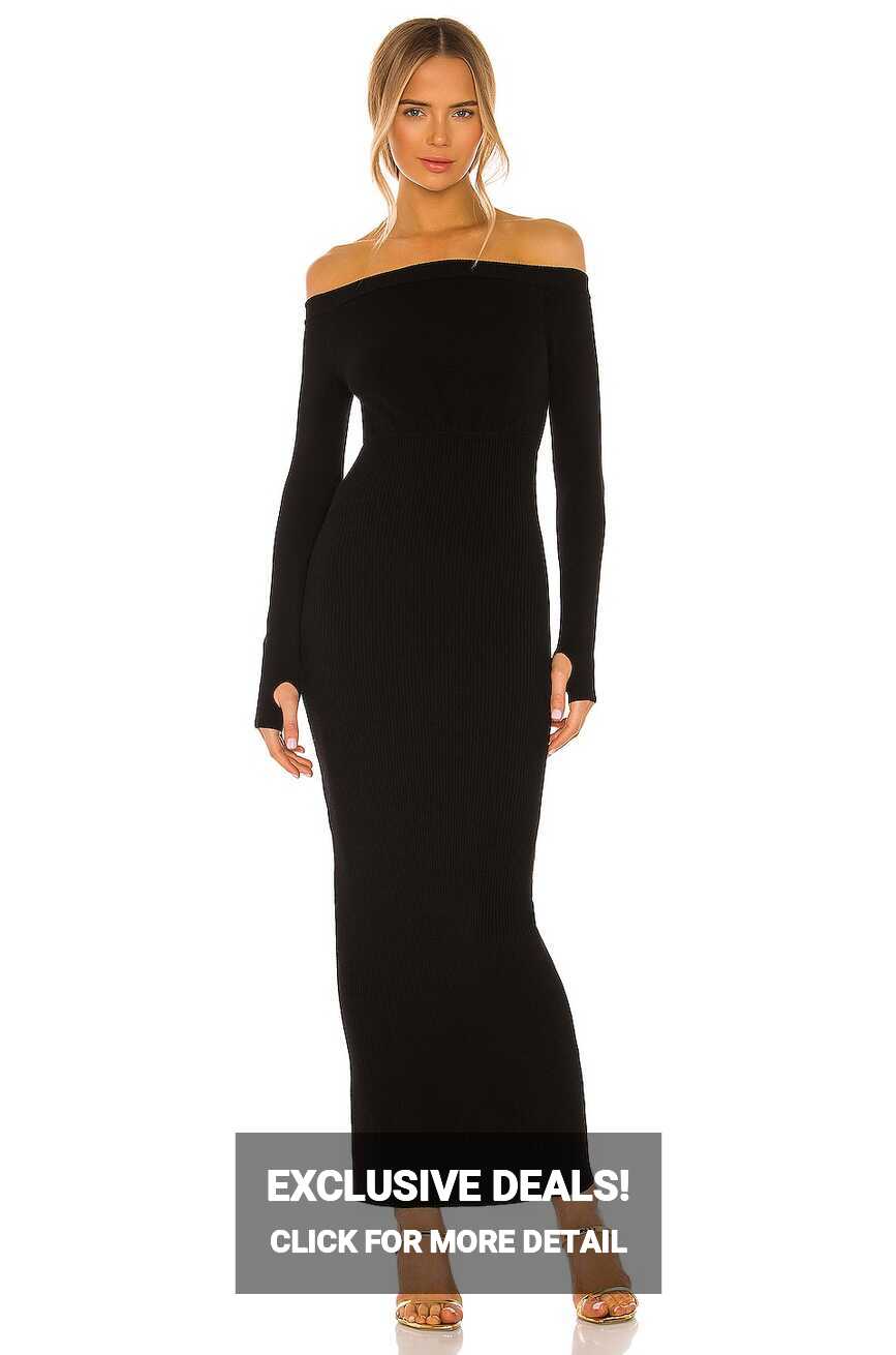 Michael Costello x REVOLVE Off Shoulder Bodycon Maxi Dress in ...