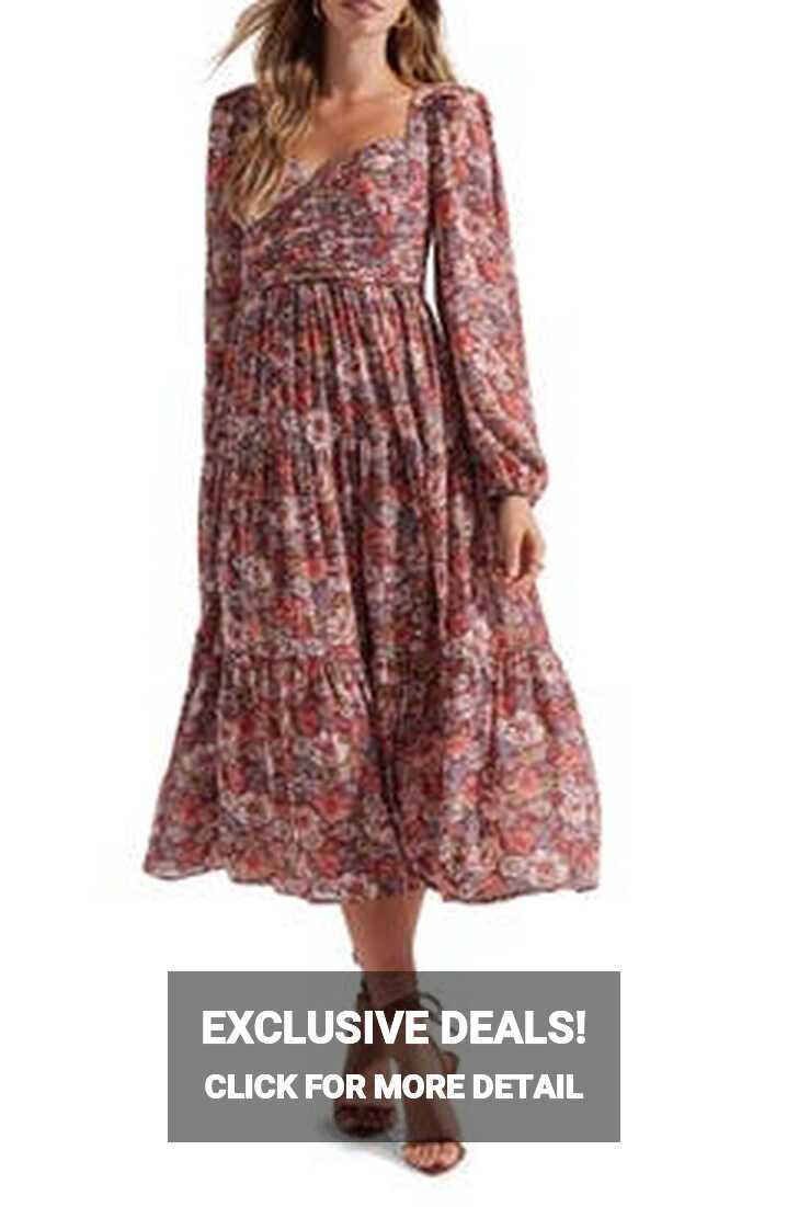 Midi Floral Dresses for Women