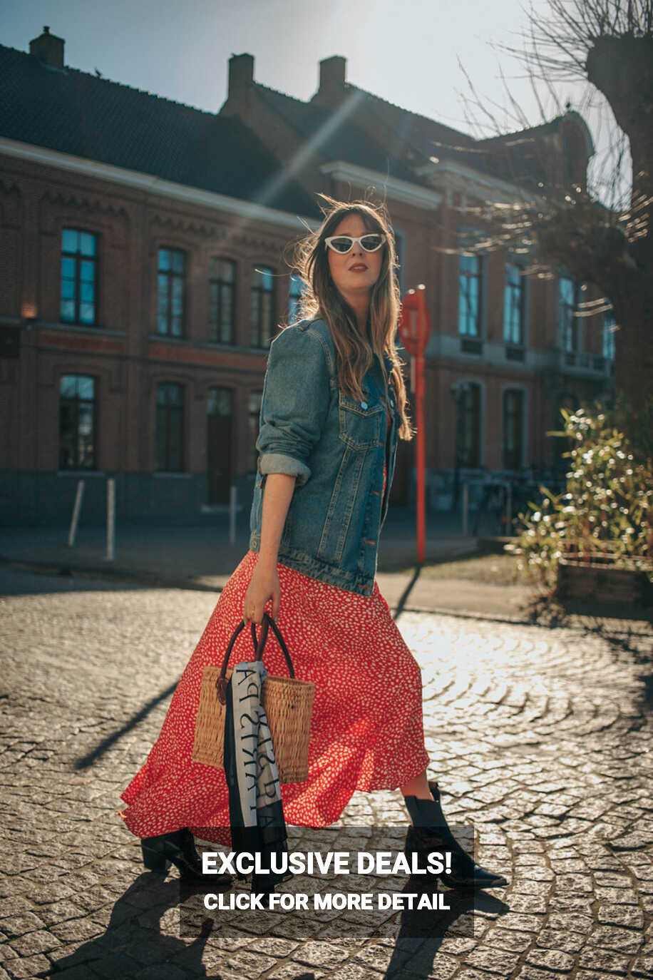 Midi dress and cowboy boots - THE STYLING DUTCHMAN.