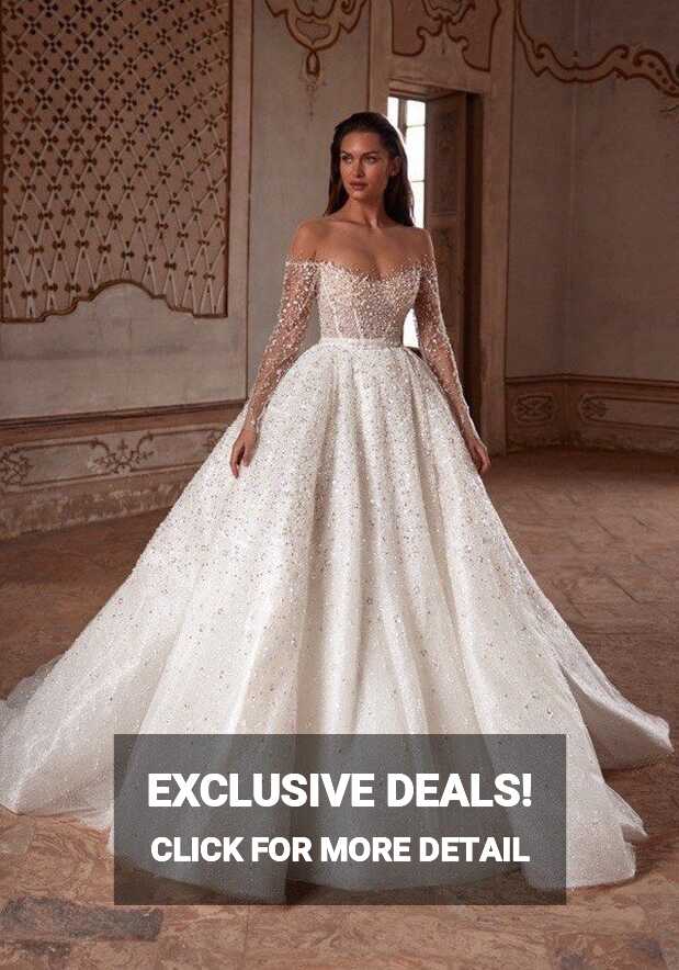 Milla Nova Mabel Beaded Long Sleeve Princess Wedding Dress HK ...