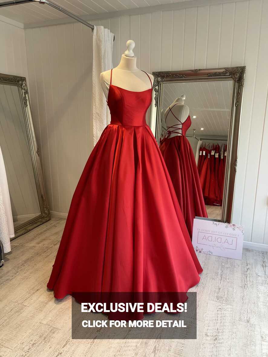 Millicent, Ball gown, red - Ladida Boutique