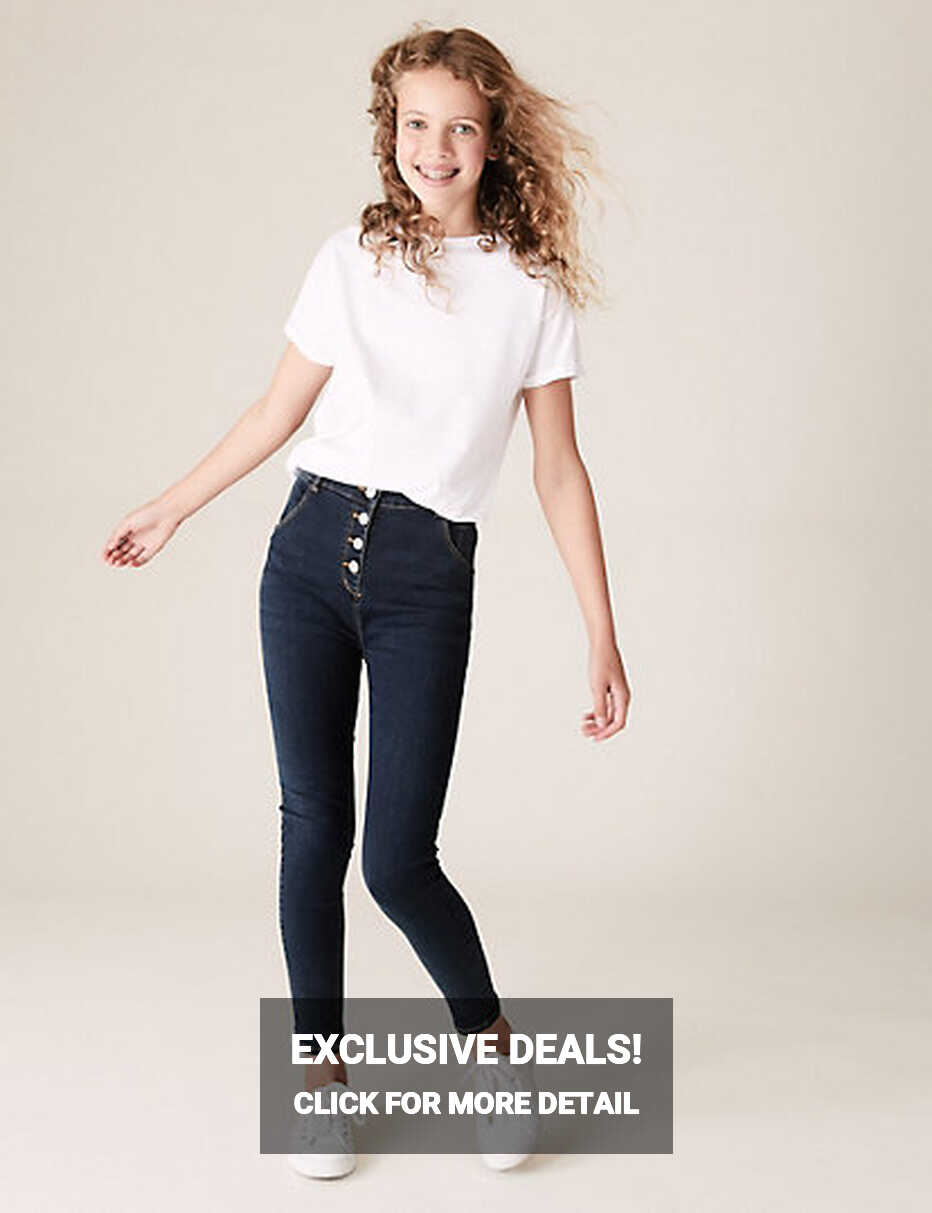 Mini Ivy Skinny High Waisted Jeans (6-16 Yrs)