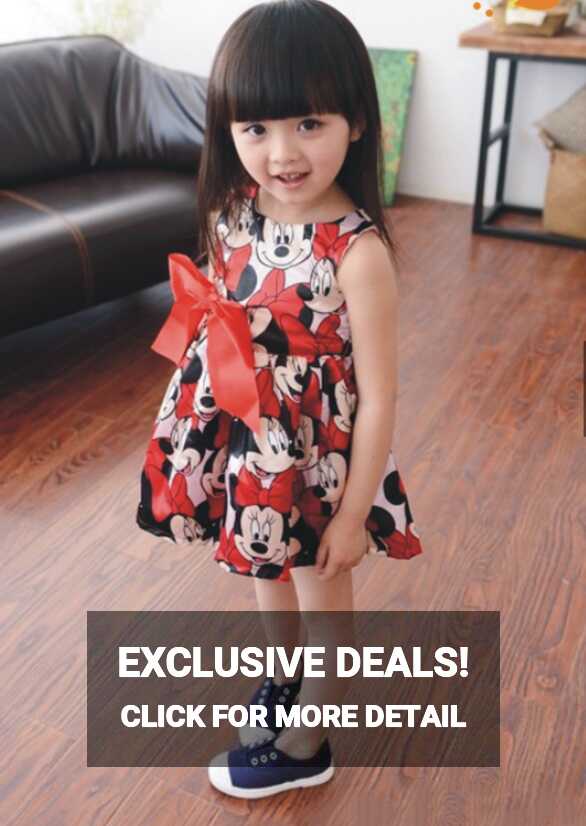 Minnie mouse Dress Baby Girl Clothes Summer Dress Infant Dresses ...