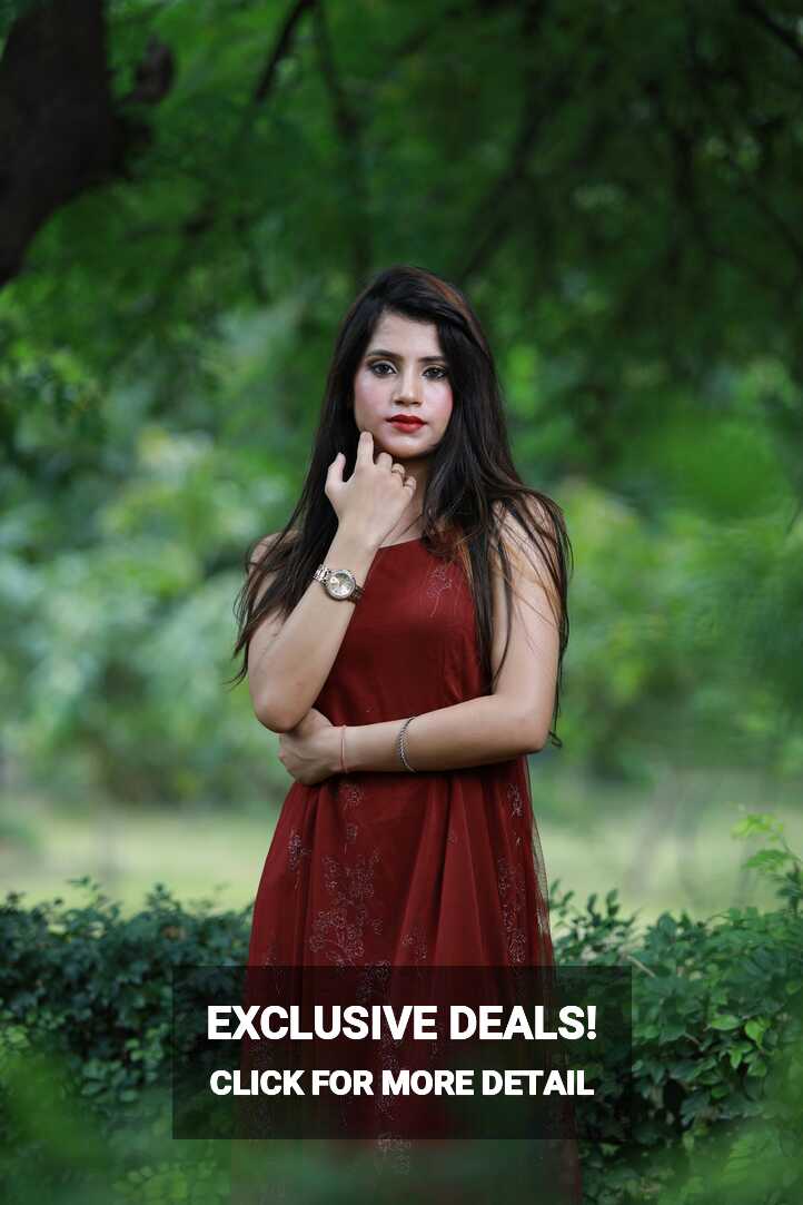 Model in Red Dress · Free Stock Photo