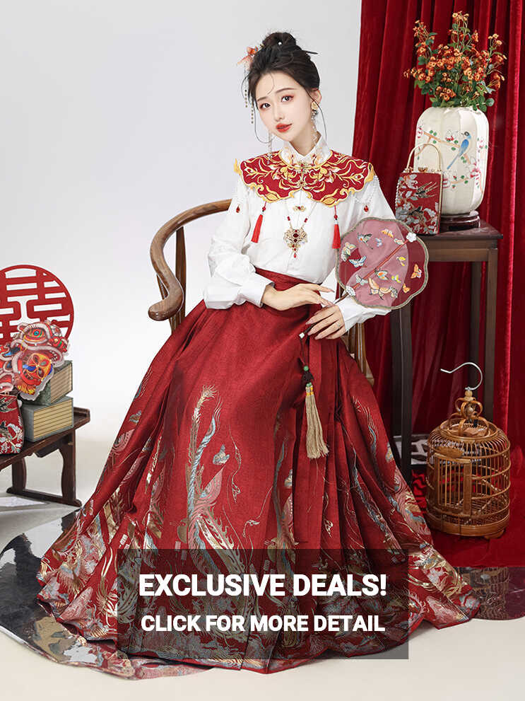 Modern Traditional Chinese Wedding Dress Embroidered Hanfu ...