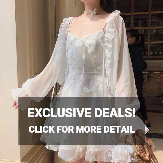 Mojoyce French Fairy Dress Women Elegant Sleeveless Chiffon ...