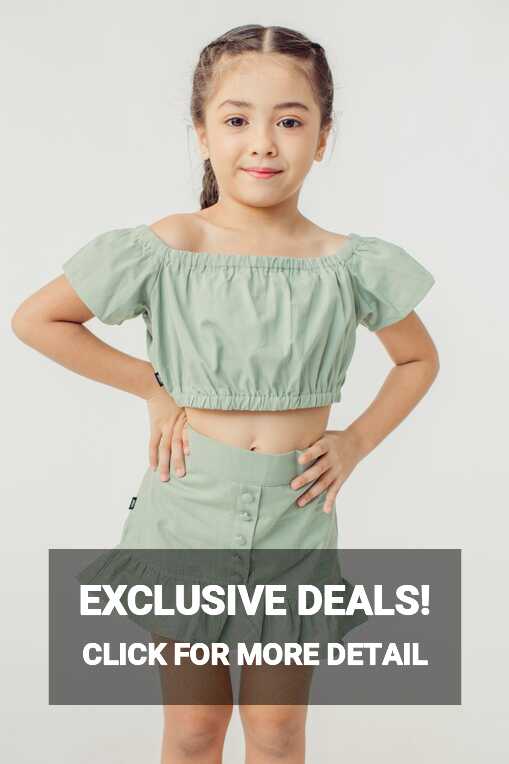 Mossimo Kids Girls Off Shoulder Crop Top &amp; Skirt Set – Mossimo PH