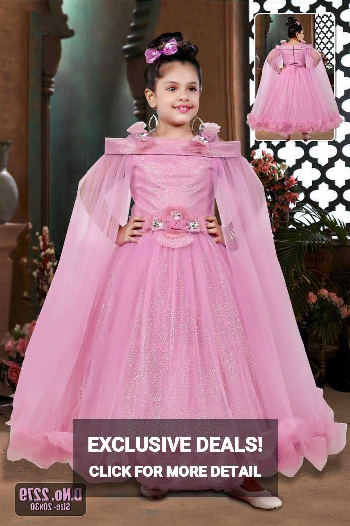 Net Kids Girls Party Wear Gown at Rs 1250 in New Delhi | ID ...