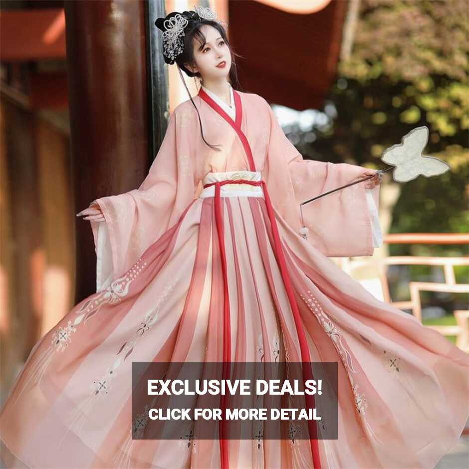 New Arrival】WeiJin Dynasty Hanfu Dress Set Female Chinese Style ...