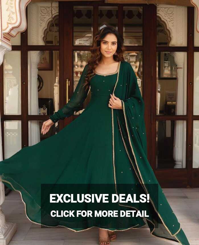 New Bollywood Indian Salwar Gown Party Wear Pakistani Suit Indian ...