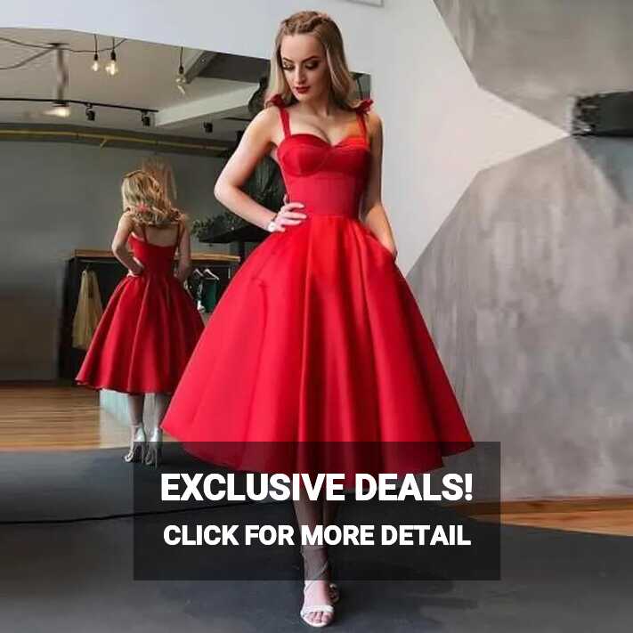 New Fashion Red Knee Length Homecoming Dresses Sweetheart ...