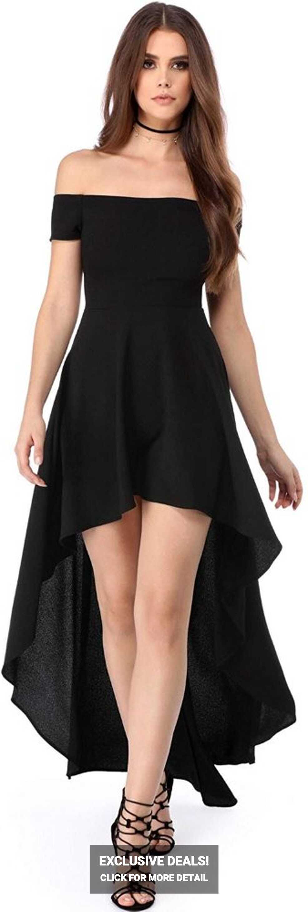 New Fashion Women&#39;s Western Short wear Off Shoulder Dress (Black ...