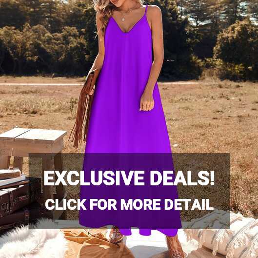 New Neon Purple Sleeveless Dress birthday dresses for women ...