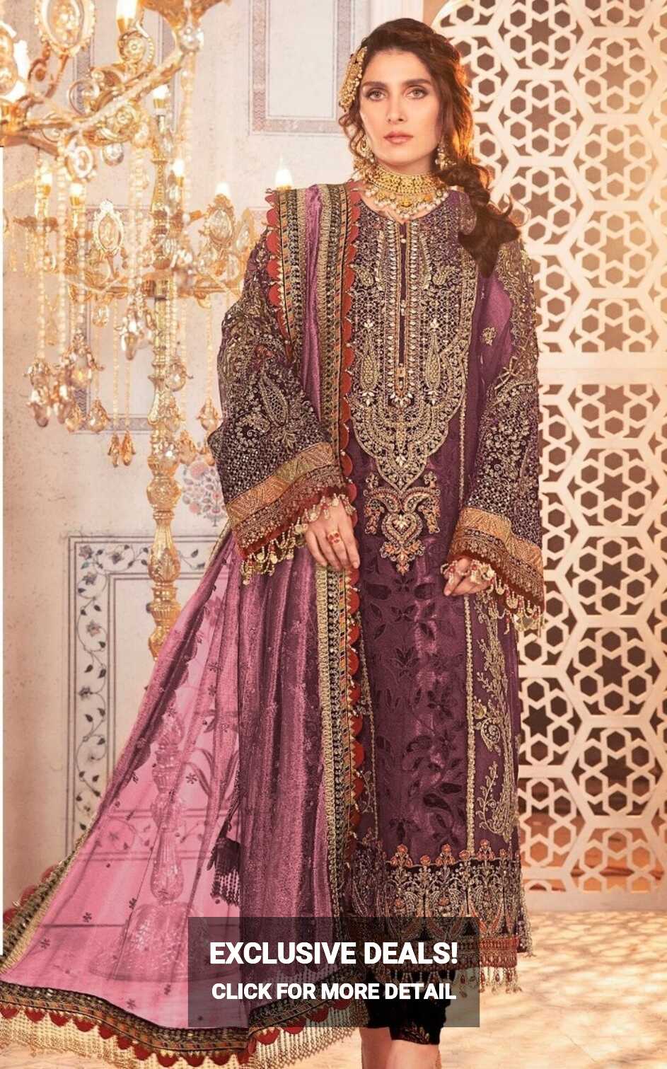 New Pakistani Dress Patterns - Pakistani Suits - SareesWala.com