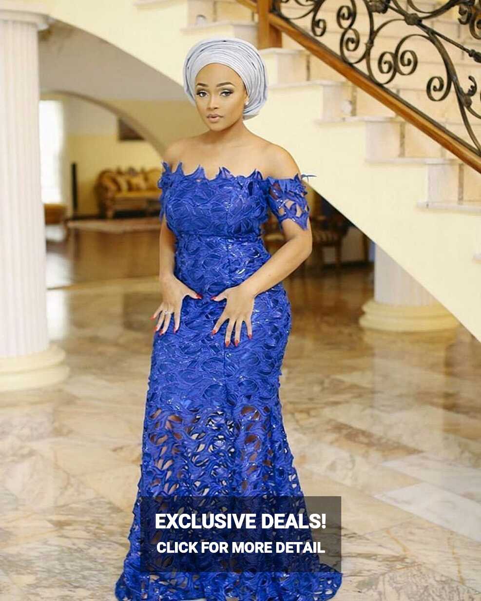 Nigerian Wedding Lace Guest Dress - Etsy