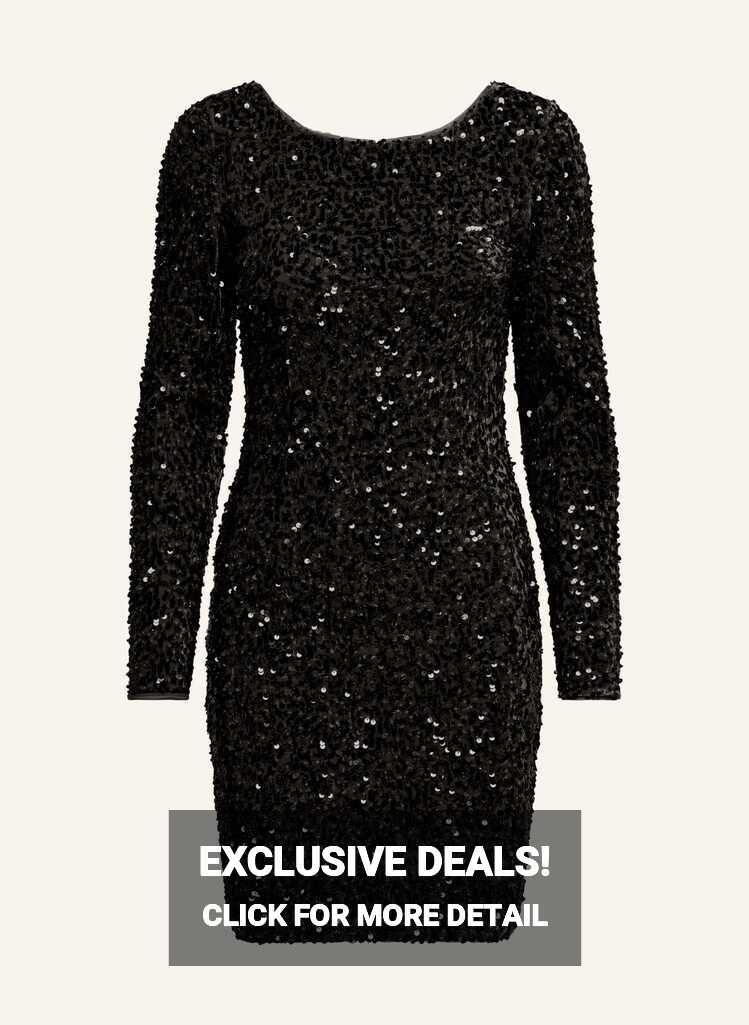 ONLY Dress with sequins in black