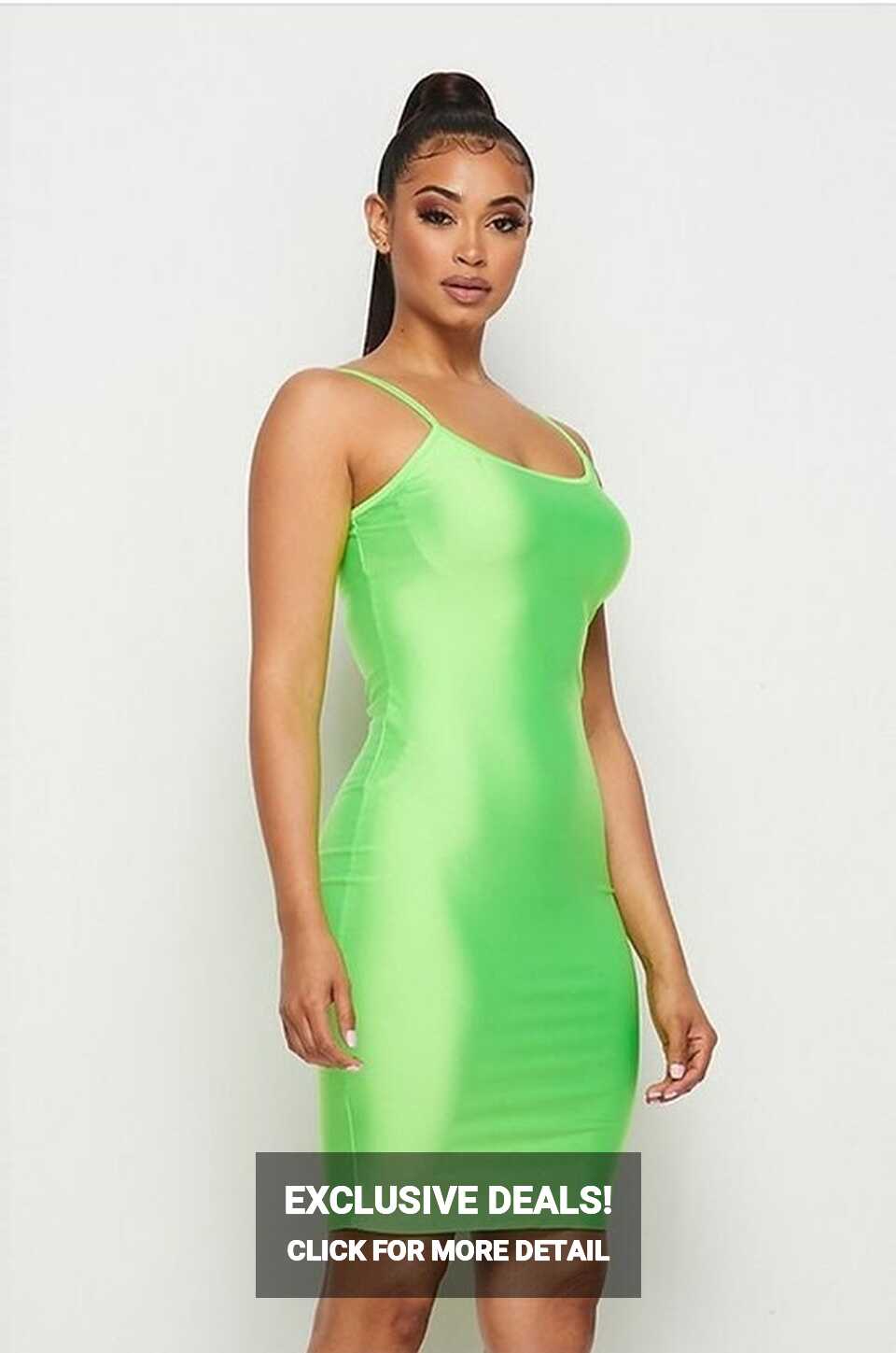 Oh, La, La Dress Neon Green - Etsy UK