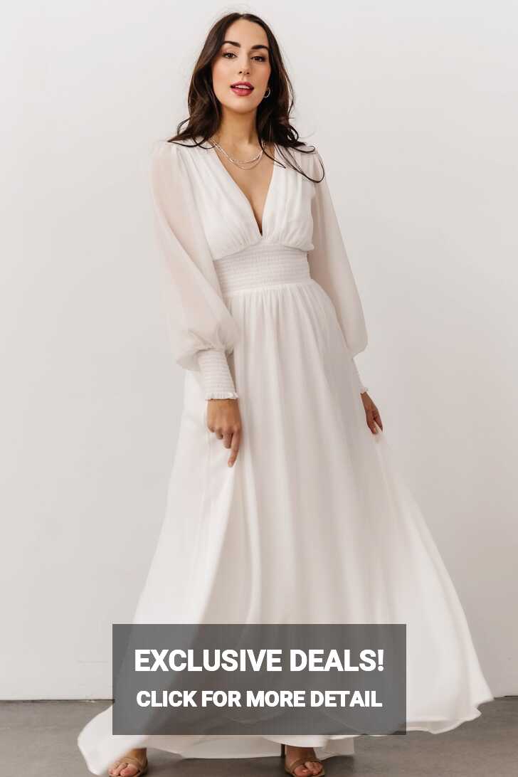 Olivia Maxi Dress | White | Baltic Born