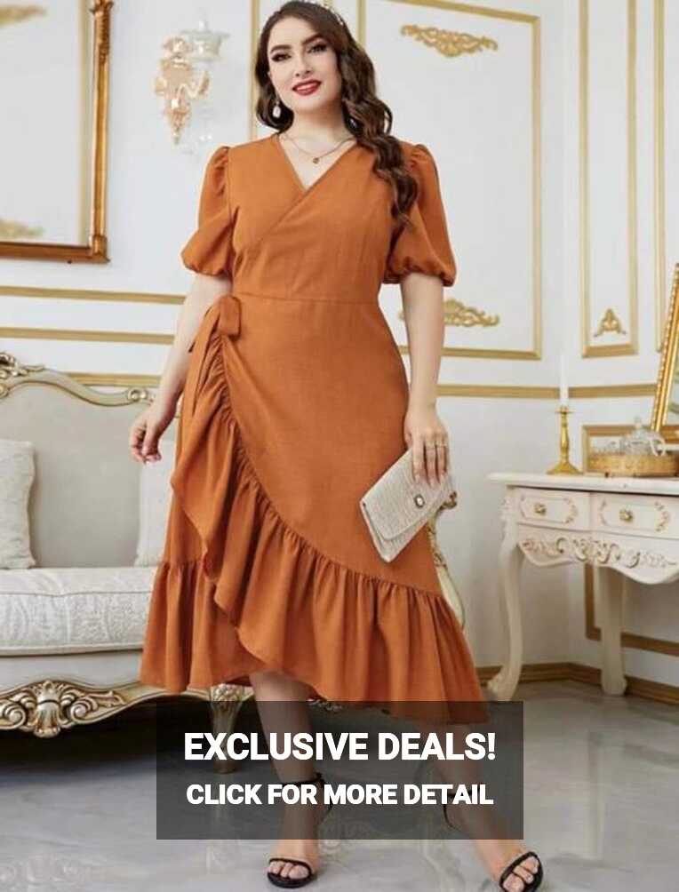 PLUS SIZE SEMI FORMAL DRESS/ PLUS SIZE PARTY DRESS | Lazada PH