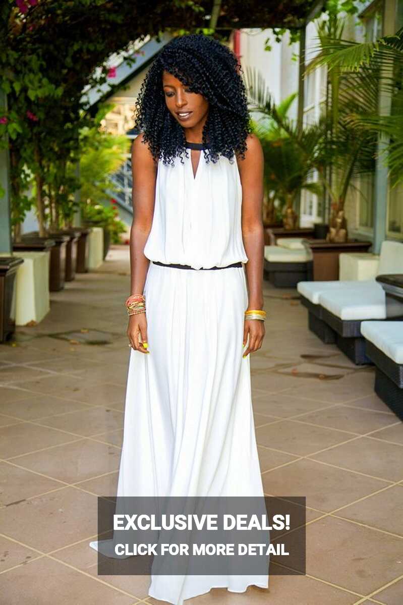 PRETTY WHITE MAXI DRESSES FOR THE SUMMER....... - Godfather Style