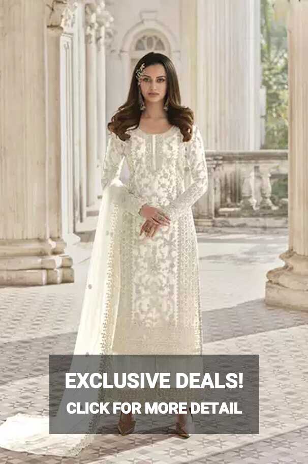 Page 1 of White Salwar Kameez