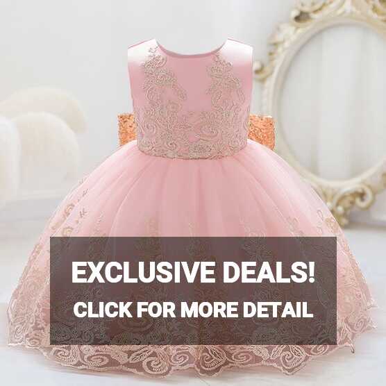 Pageant Ceremony Child Baptism 2 1 Year Birthday Dress For Baby ...