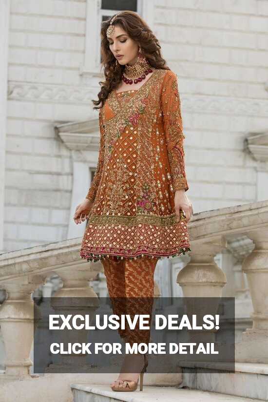 Pakistani Party Wear Embroidered Shirts 2024-25 Latest Designs