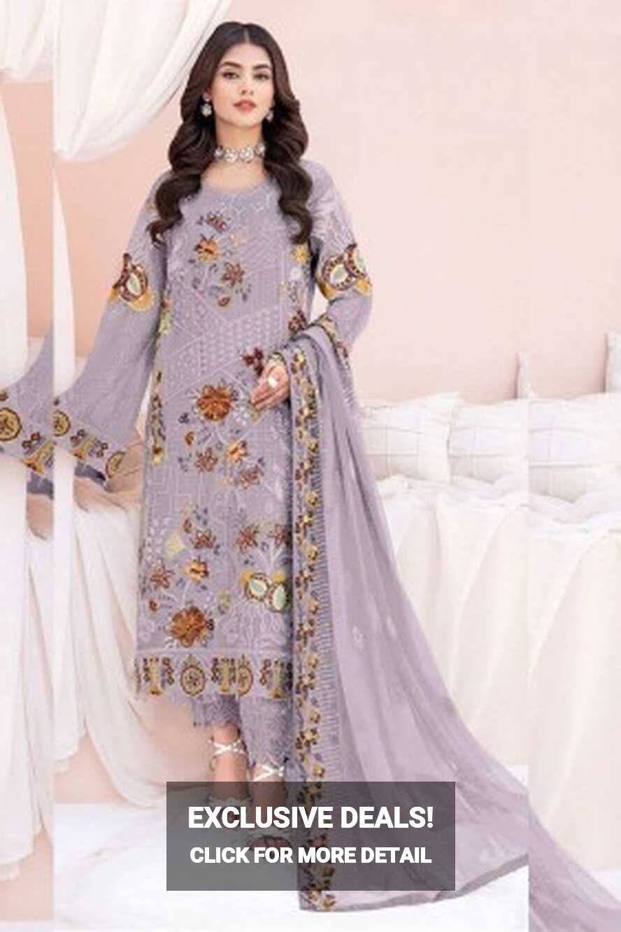 Pakistani design salwar kameez online, Straight cut Salwar kameez ...