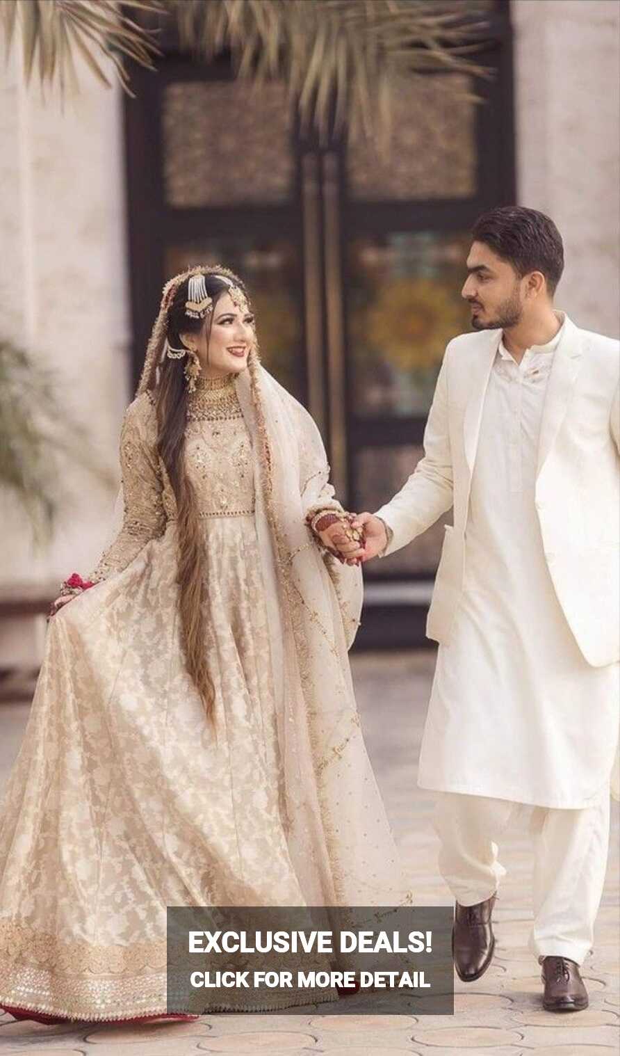 Pakistani wedding wear for Nikkah bride