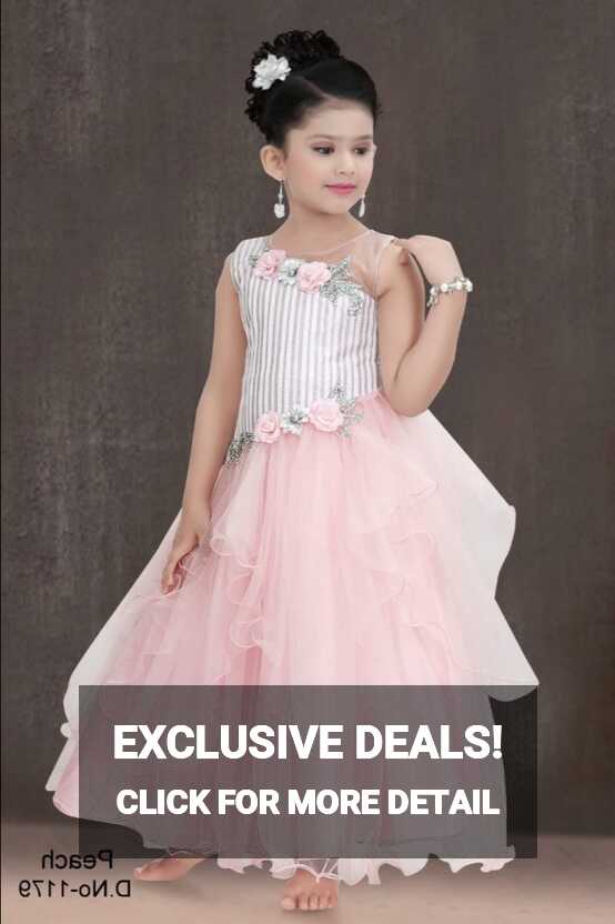 Party Wear Frocks &amp; Dresses GIRLS STYLISH MINI FROCK, Size: 20,32 ...